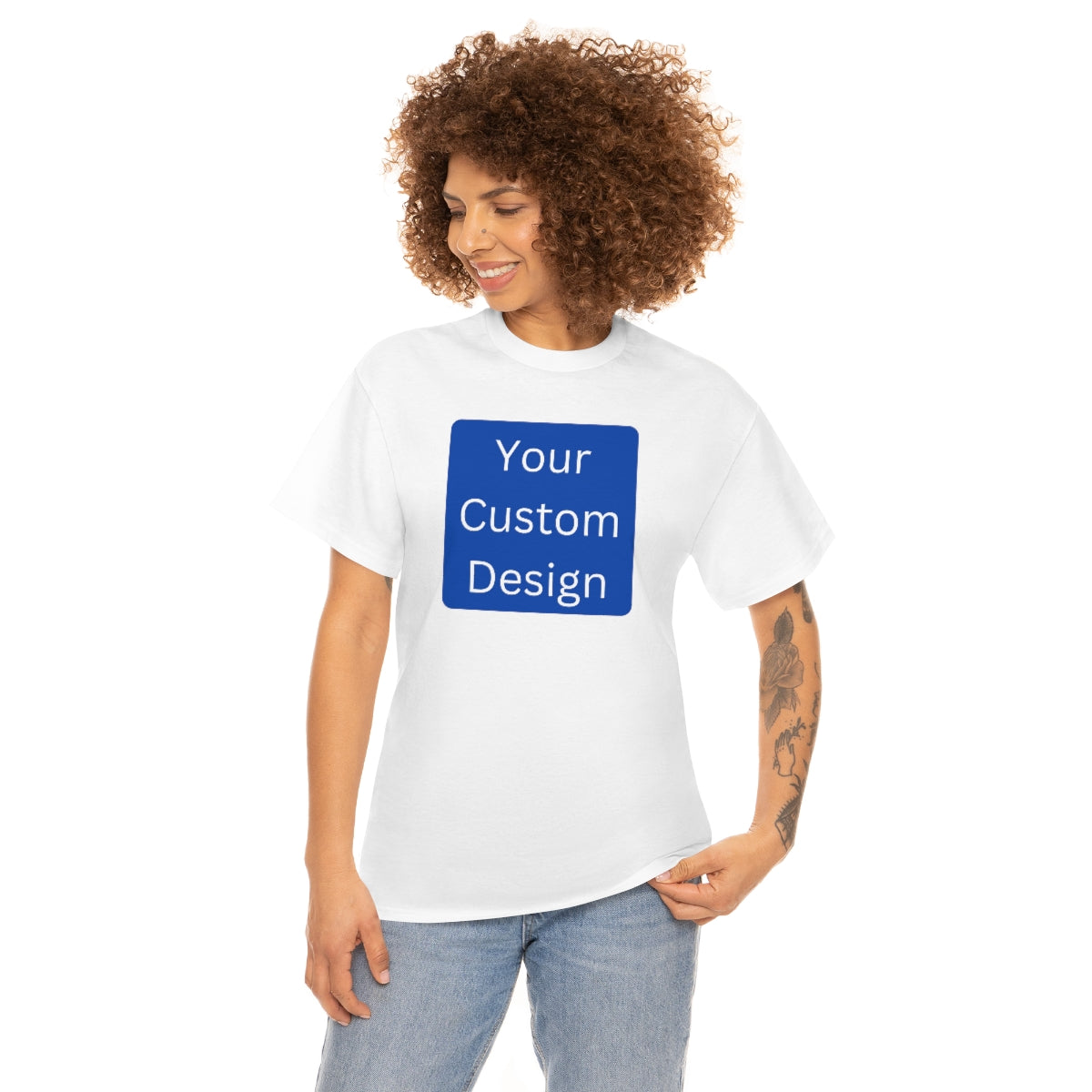 Unisex Heavy Cotton Tee (Front Design Only)
