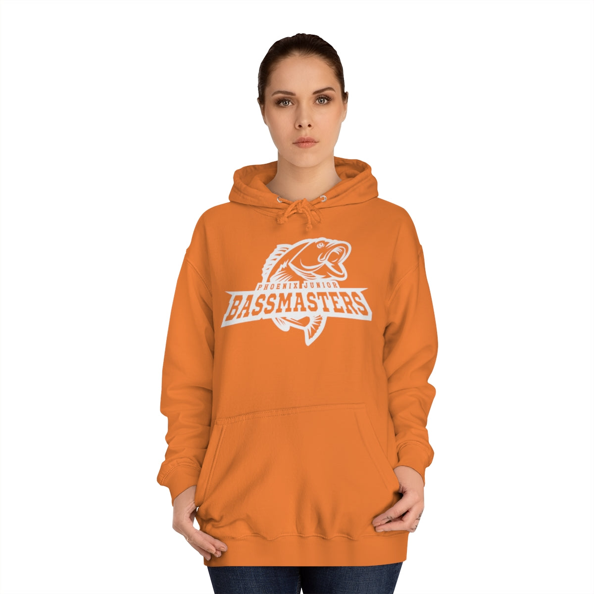 Junior Bassmasters Adult Hoodie - White Logo