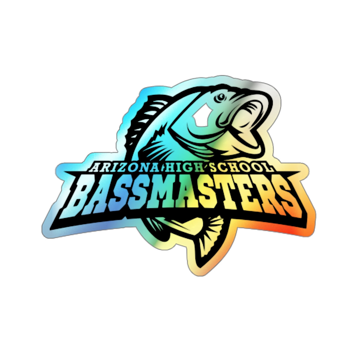 Holographic Die-cut Stickers - Junior Bassmasters High School