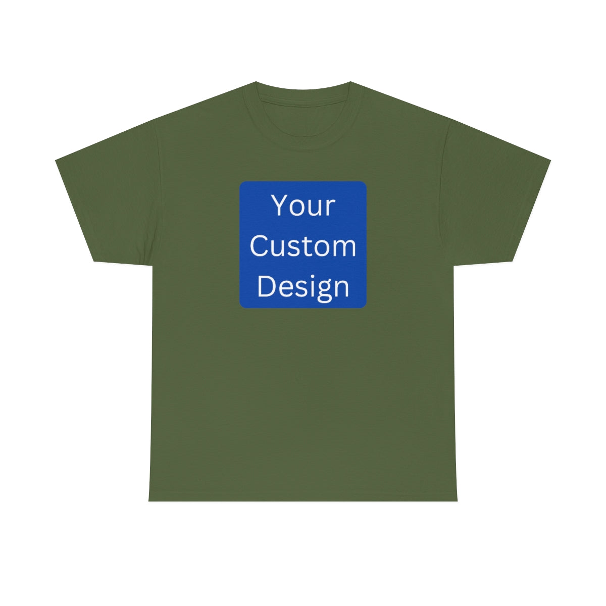 Unisex Heavy Cotton Tee (Front and Back Design)