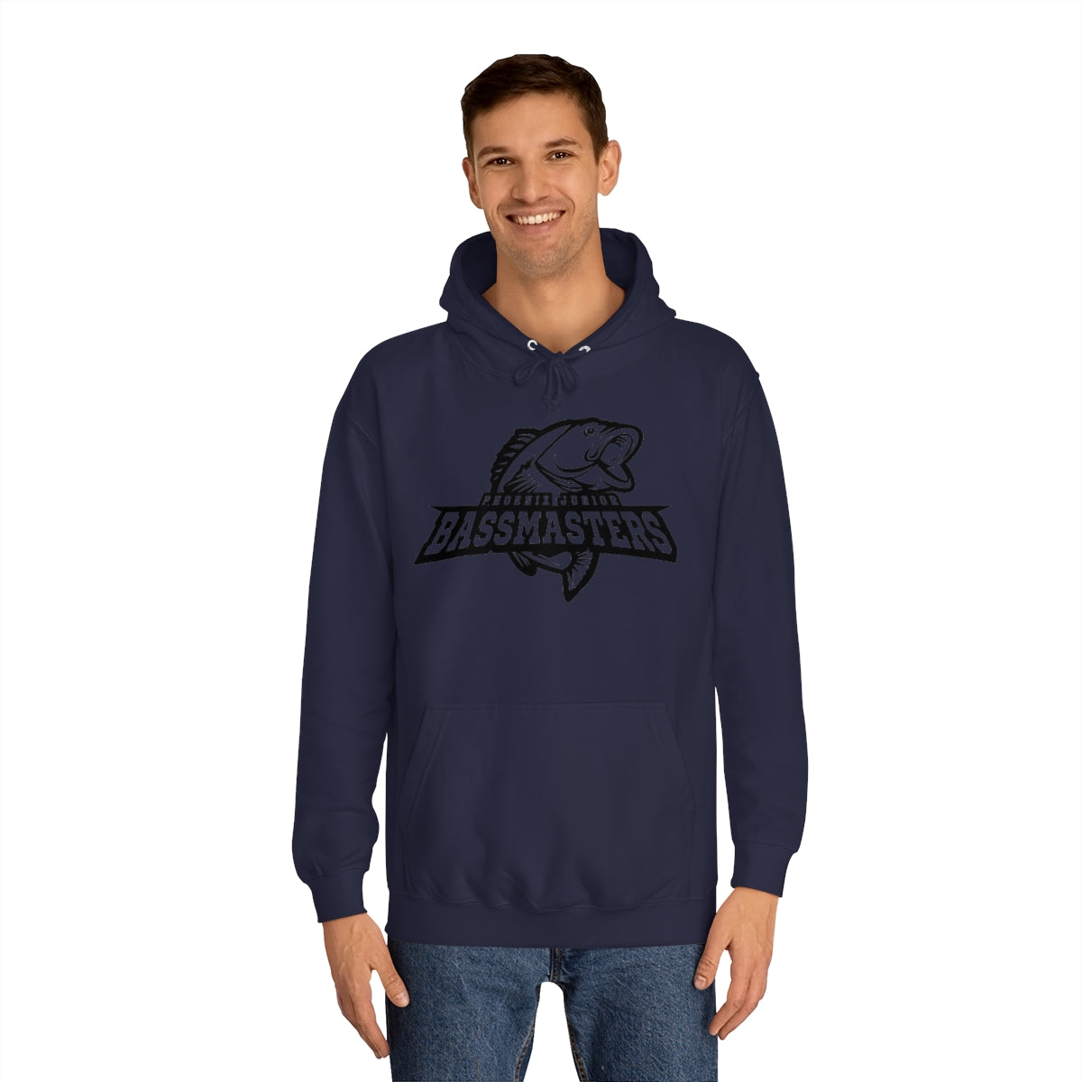 Junior Bassmasters Adult Hoodie - Black Logo