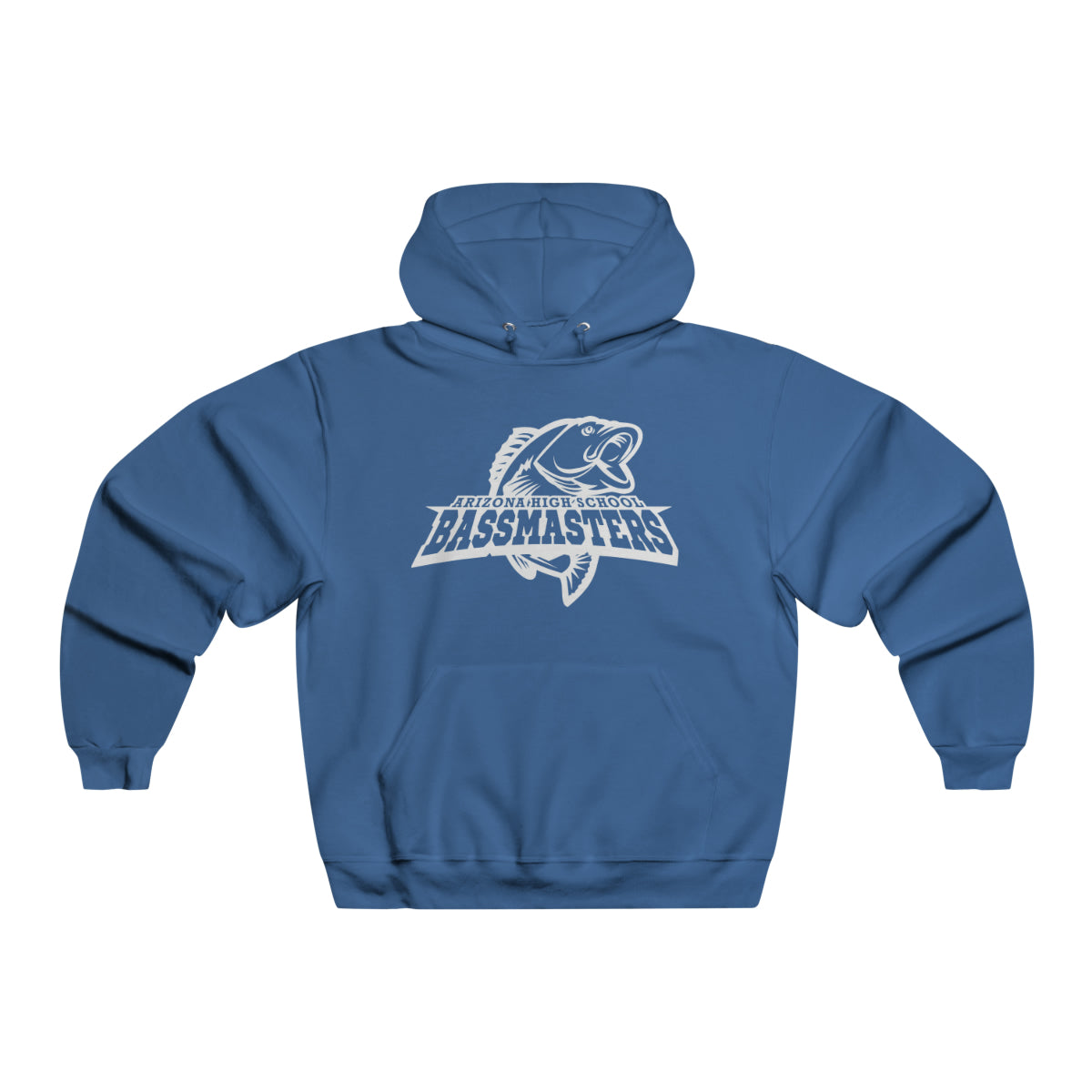 Junior Bassmasters High School Hooded Sweatshirt - White Logo (inc 3x-5x)