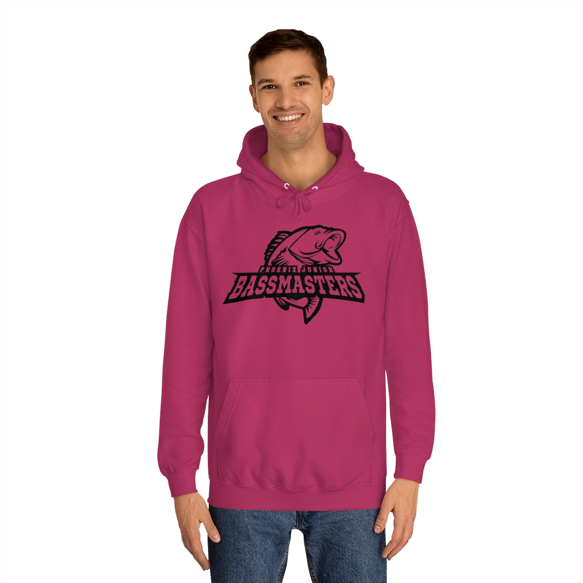 Junior Bassmasters Adult Hoodie - Black Logo