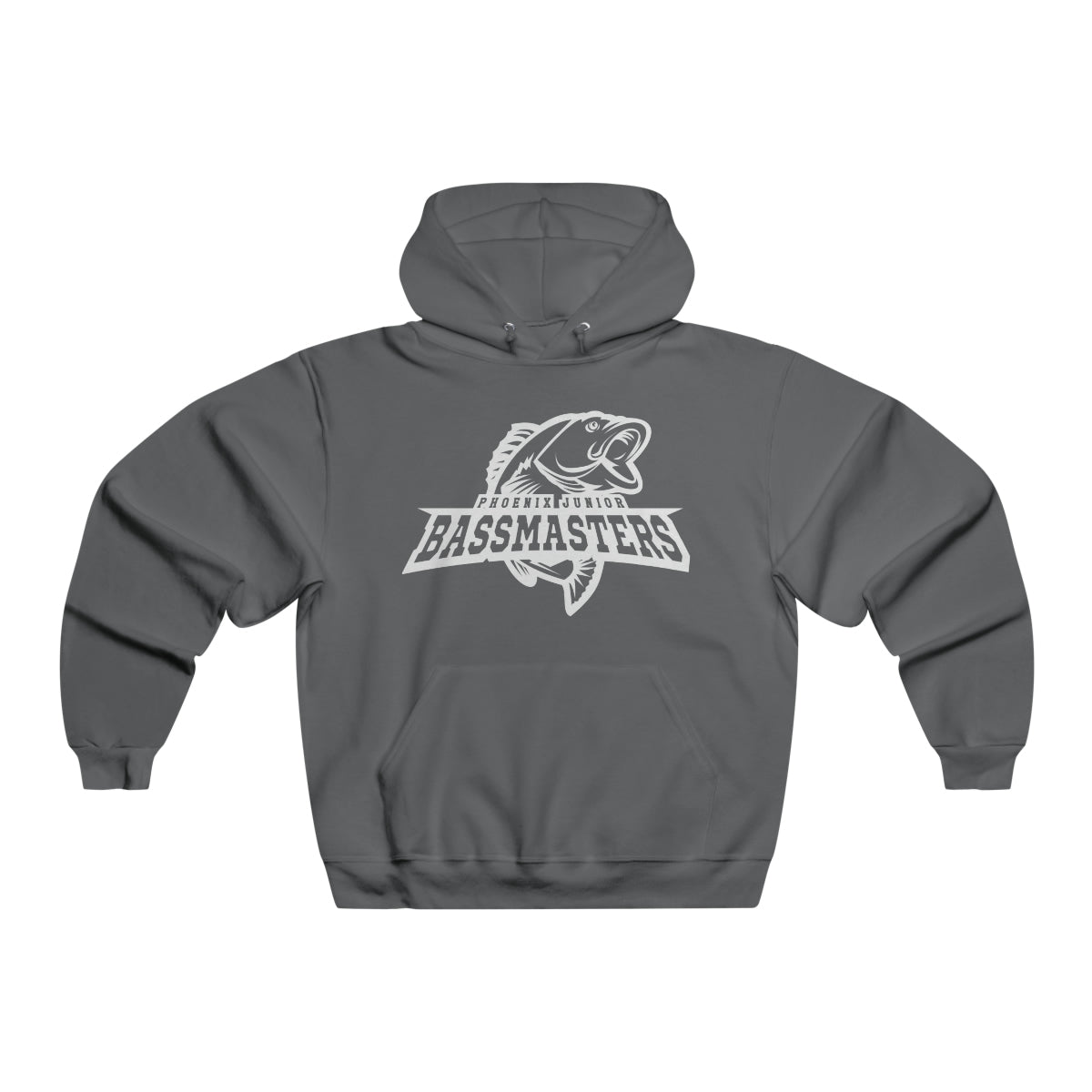 Junior Bassmasters Hooded Sweatshirt - White Logo (inc 3x-5x)