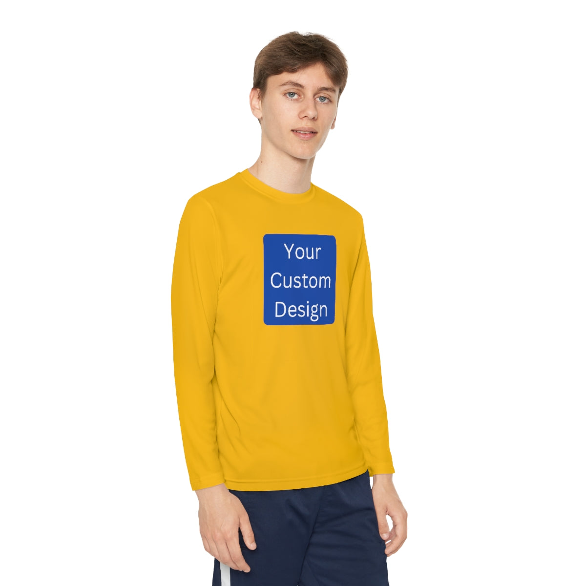 Youth Long Sleeve Competitor Tee (Front and Back Design)