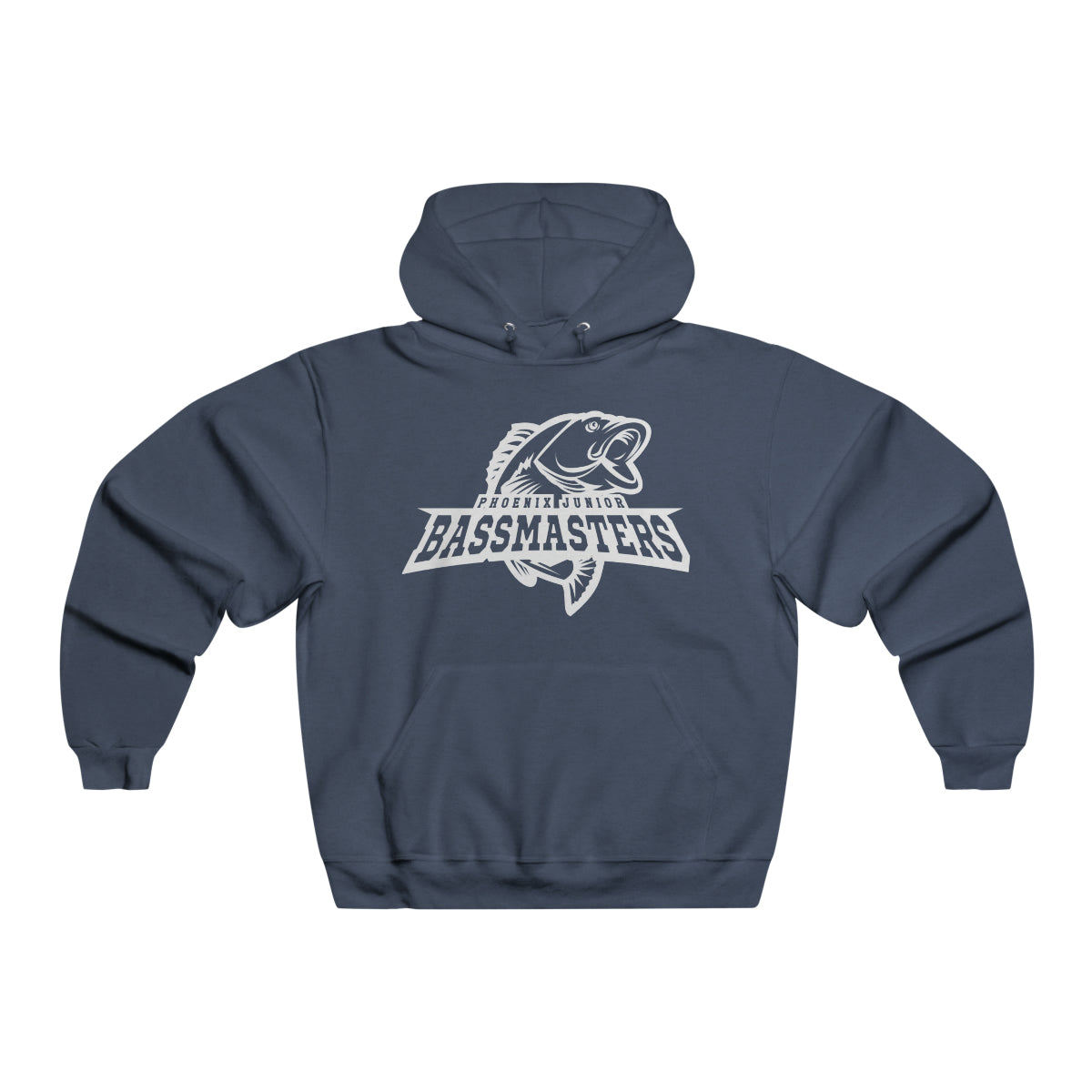 Junior Bassmasters Hooded Sweatshirt - White Logo (inc 3x-5x)