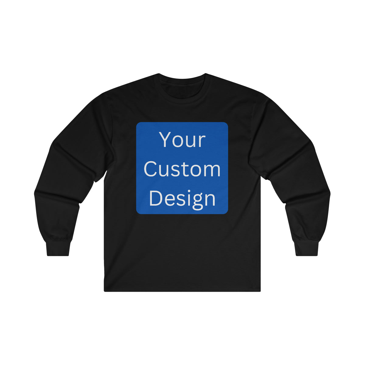 Ultra Cotton Long Sleeve Tee - (Front Design Only)