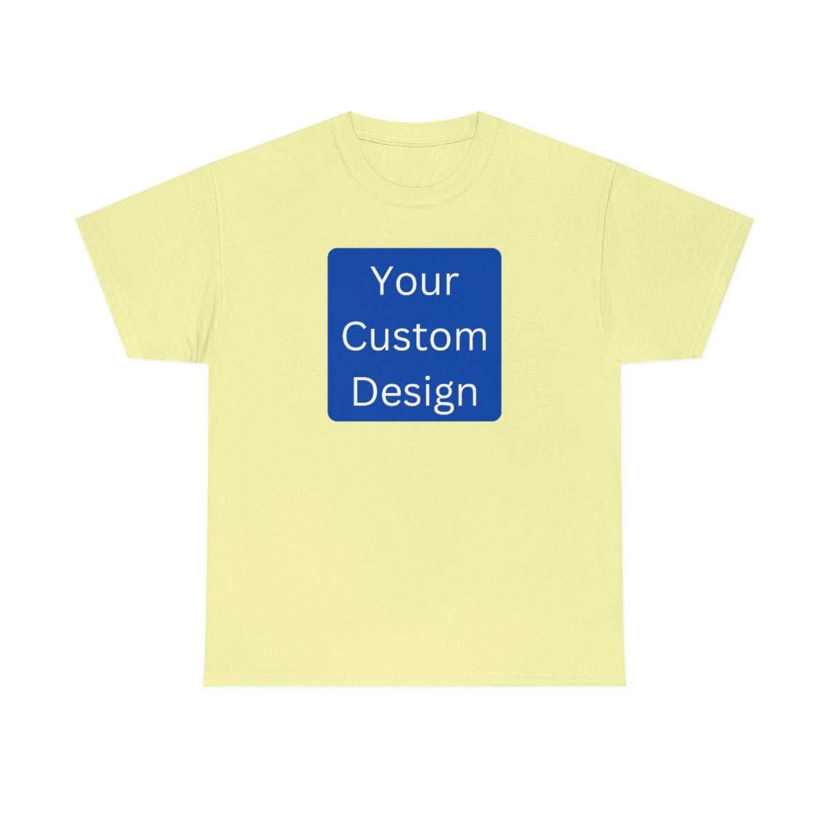 Unisex Heavy Cotton Tee (Front and Back Design)