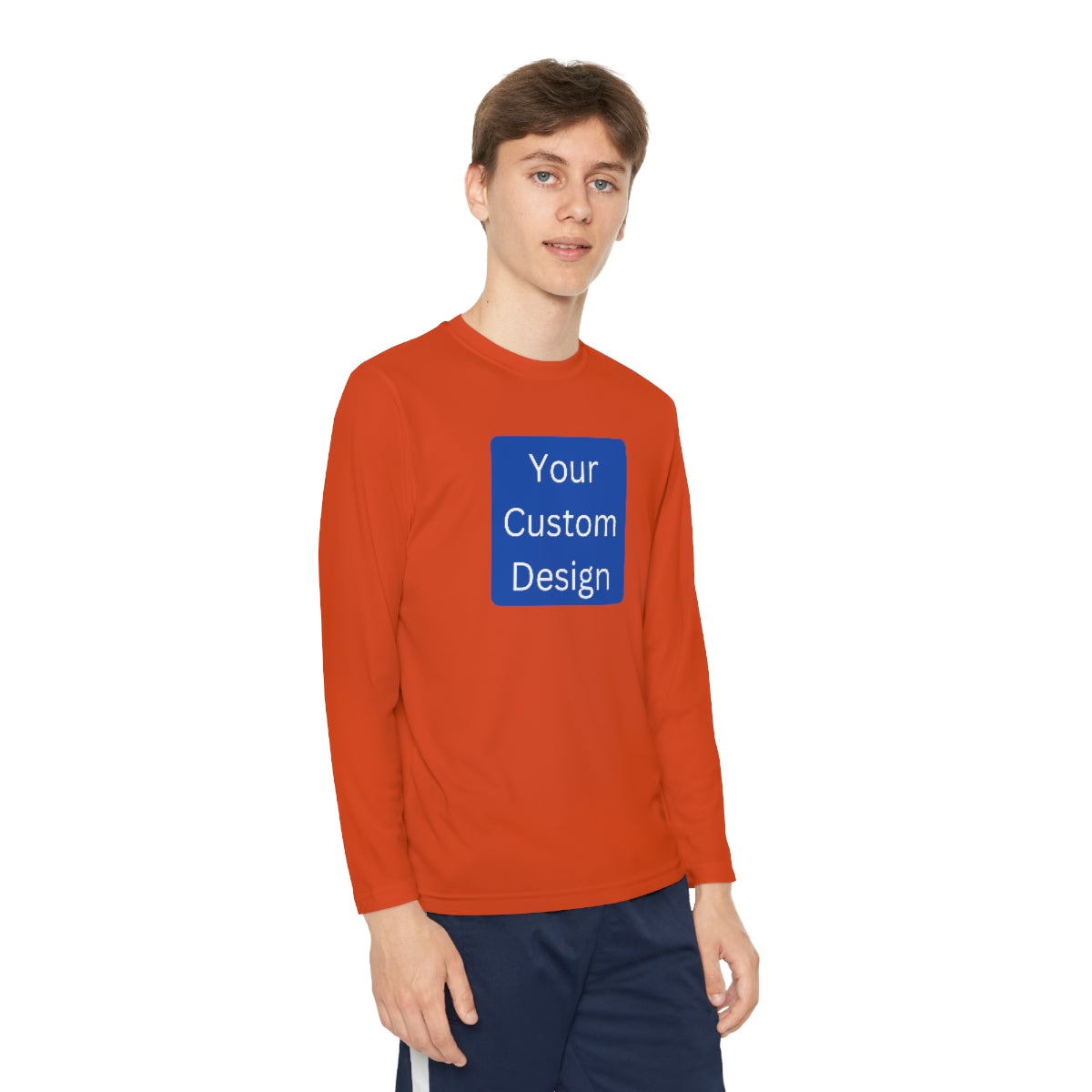 Youth Long Sleeve Competitor Tee (Front and Back Design)