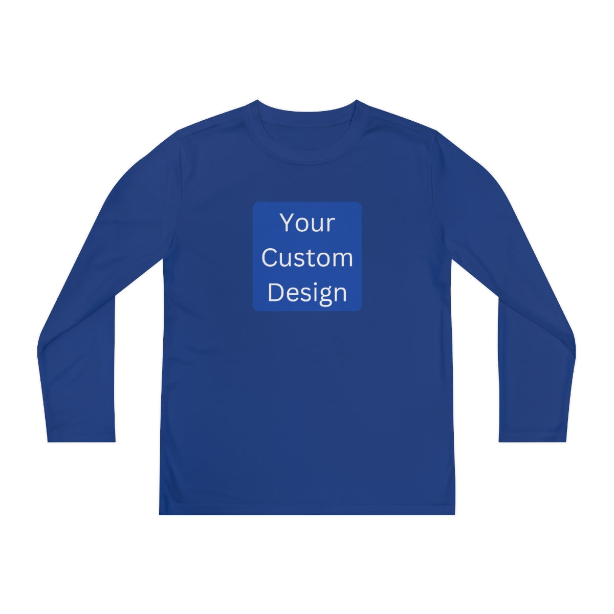 Youth Long Sleeve Competitor Tee (Front and Back Design)