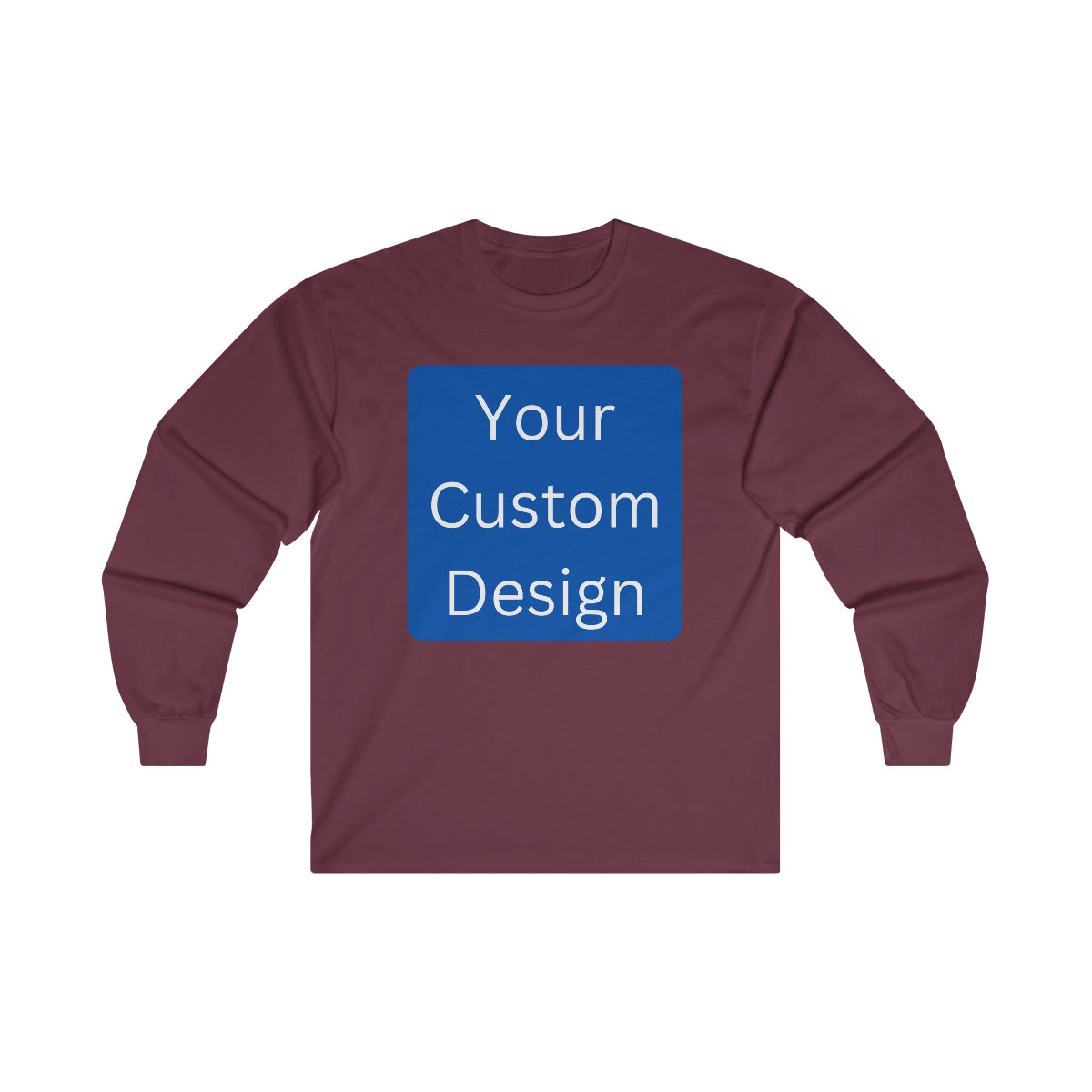 Ultra Cotton Long Sleeve Tee - (Front Design Only)