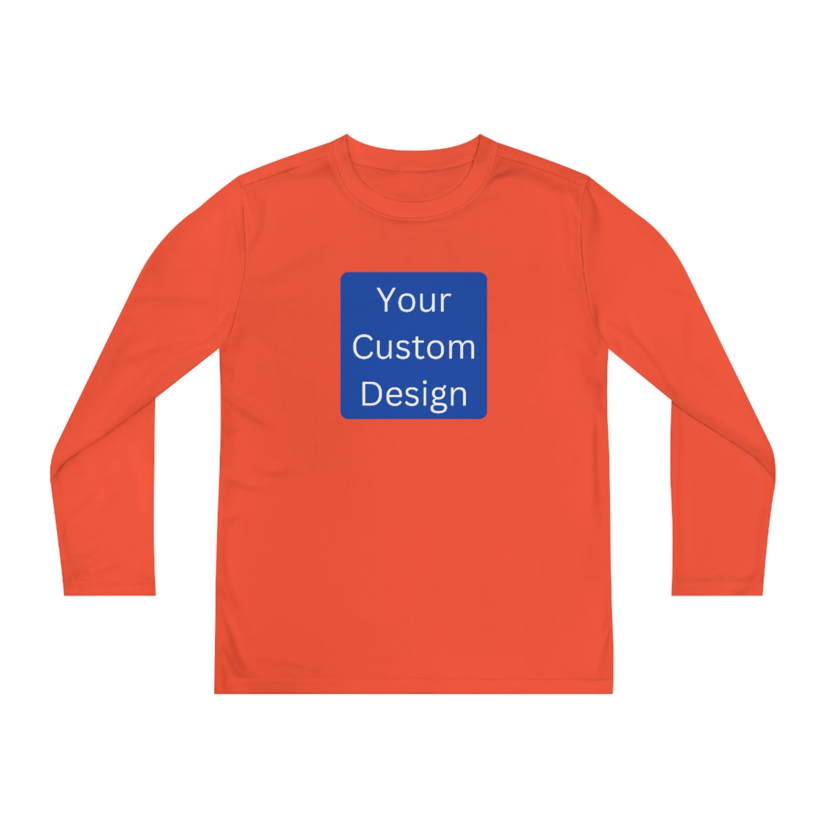 Youth Long Sleeve Competitor Tee (Front Design Only)
