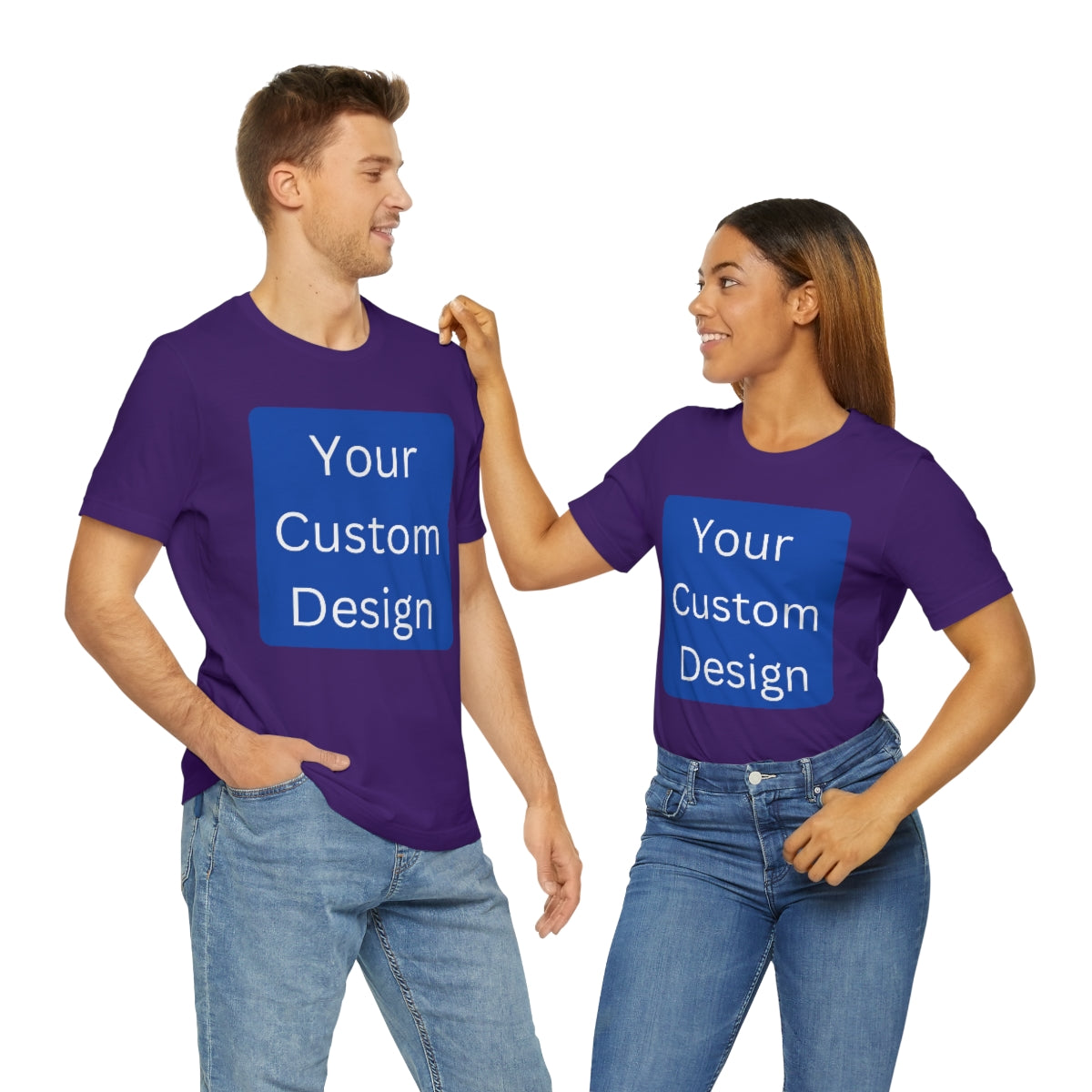 Unisex Jersey Short Sleeve Tee (Front Design Only)