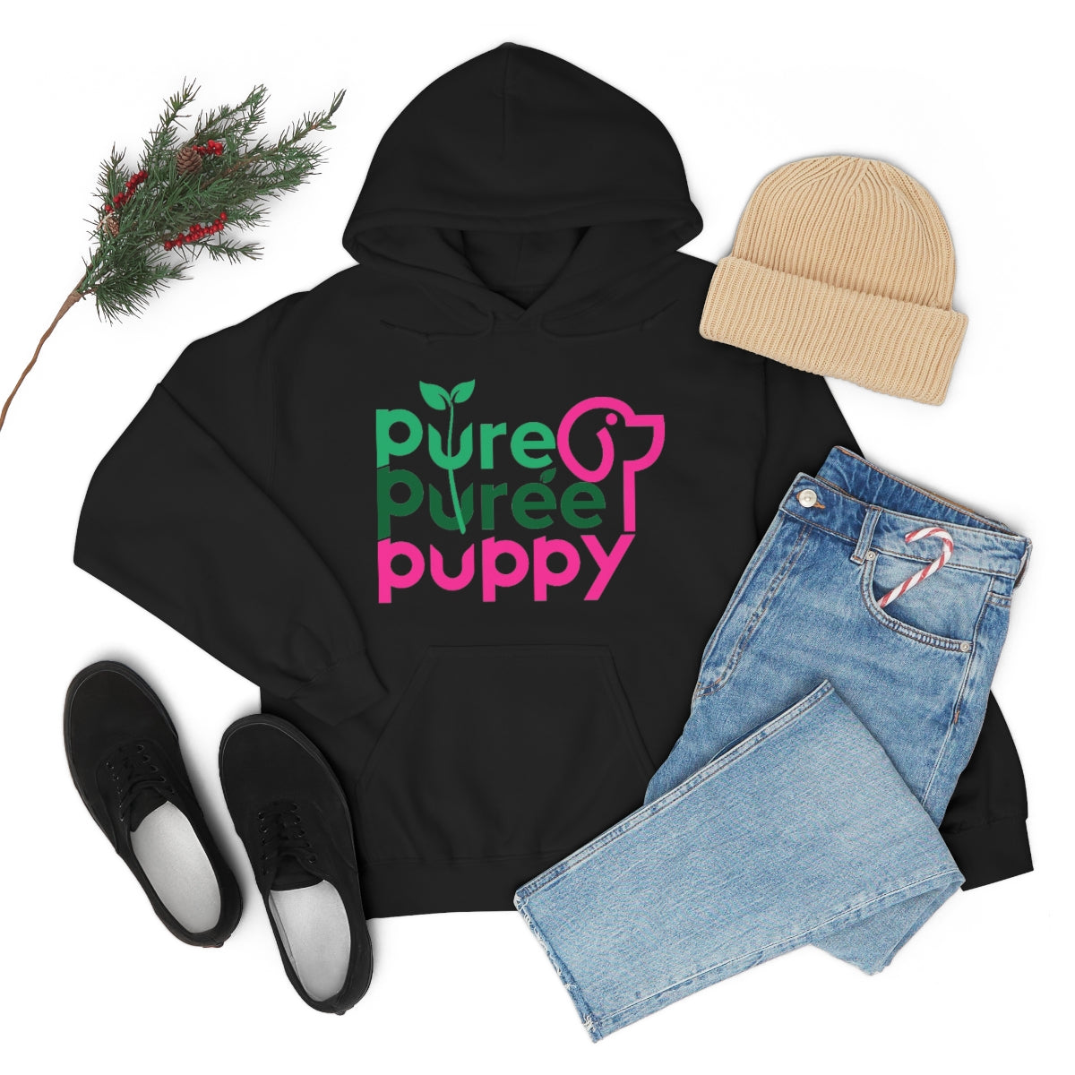 Pure Puppy Puree Unisex Heavy Blend™ Hooded Sweatshirt