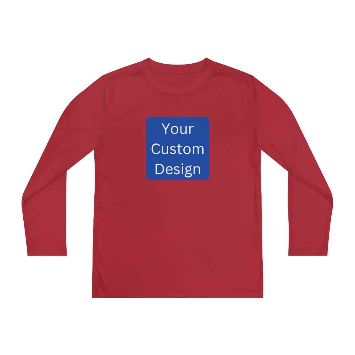 Youth Long Sleeve Competitor Tee (Front and Back Design)