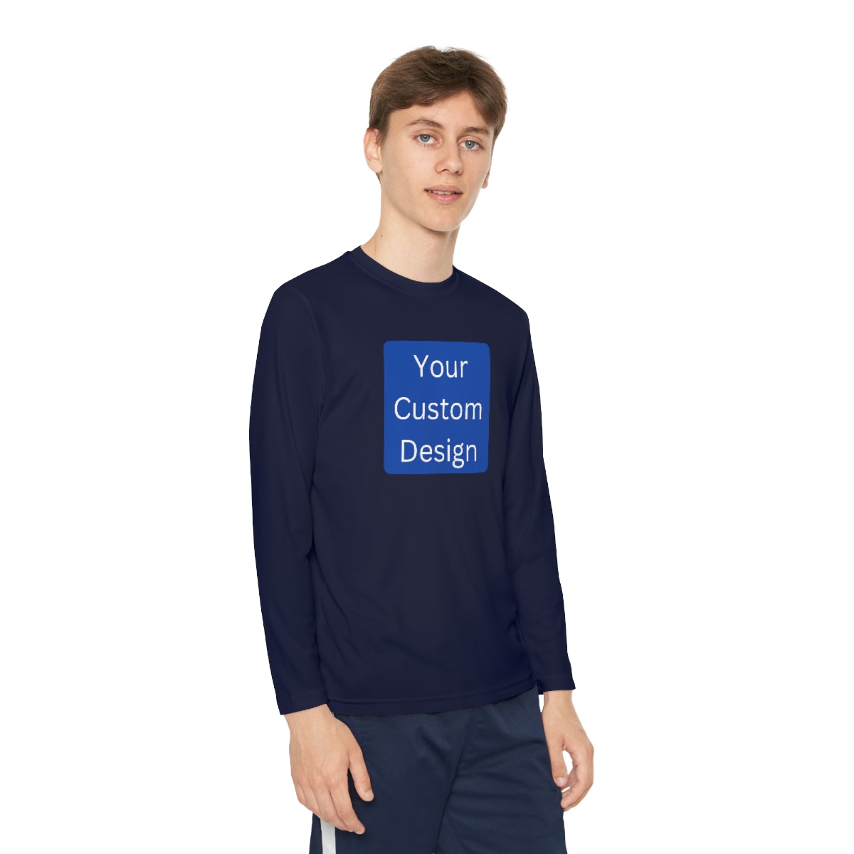 Youth Long Sleeve Competitor Tee (Front and Back Design)