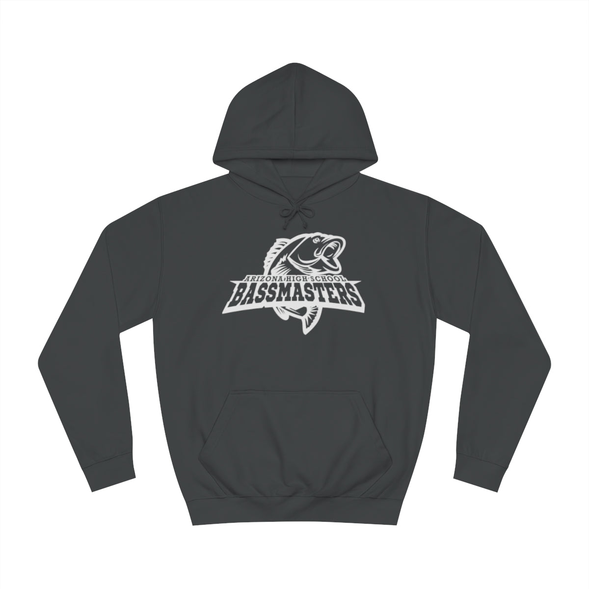 Junior Bassmasters High School Adult Hoodie - White Logo