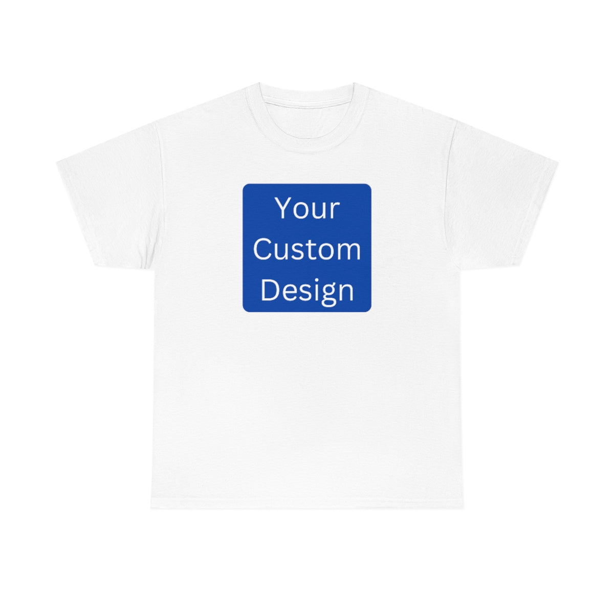 Unisex Heavy Cotton Tee (Front and Back Design)