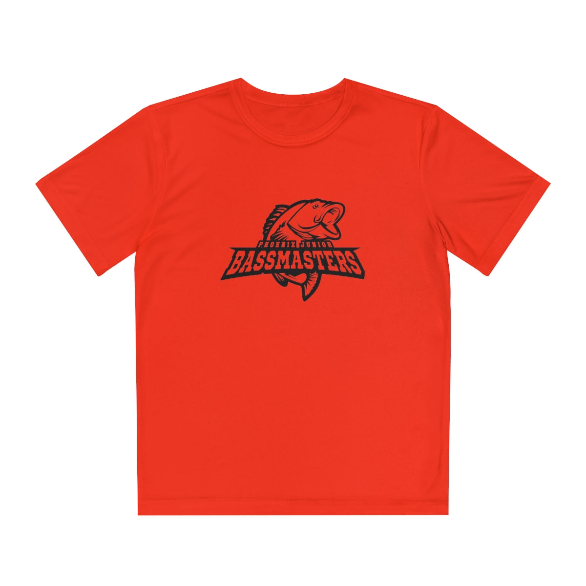 Junior Bassmasters Youth Dry Fit Tee - Black Logo
