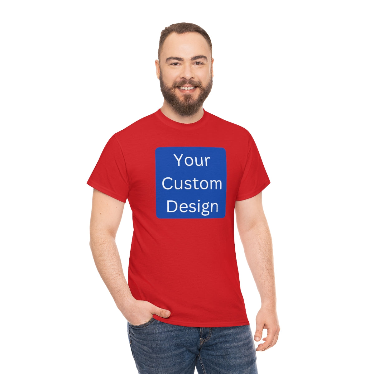 Unisex Heavy Cotton Tee (Front Design Only)