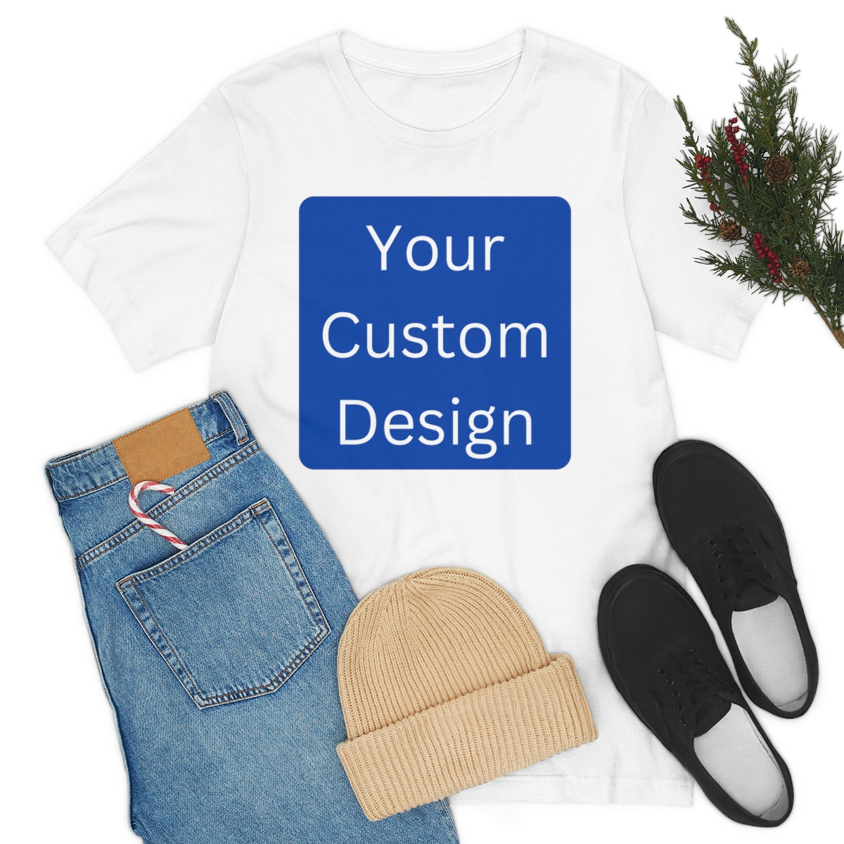 Unisex Jersey Short Sleeve Tee (Front Design Only)