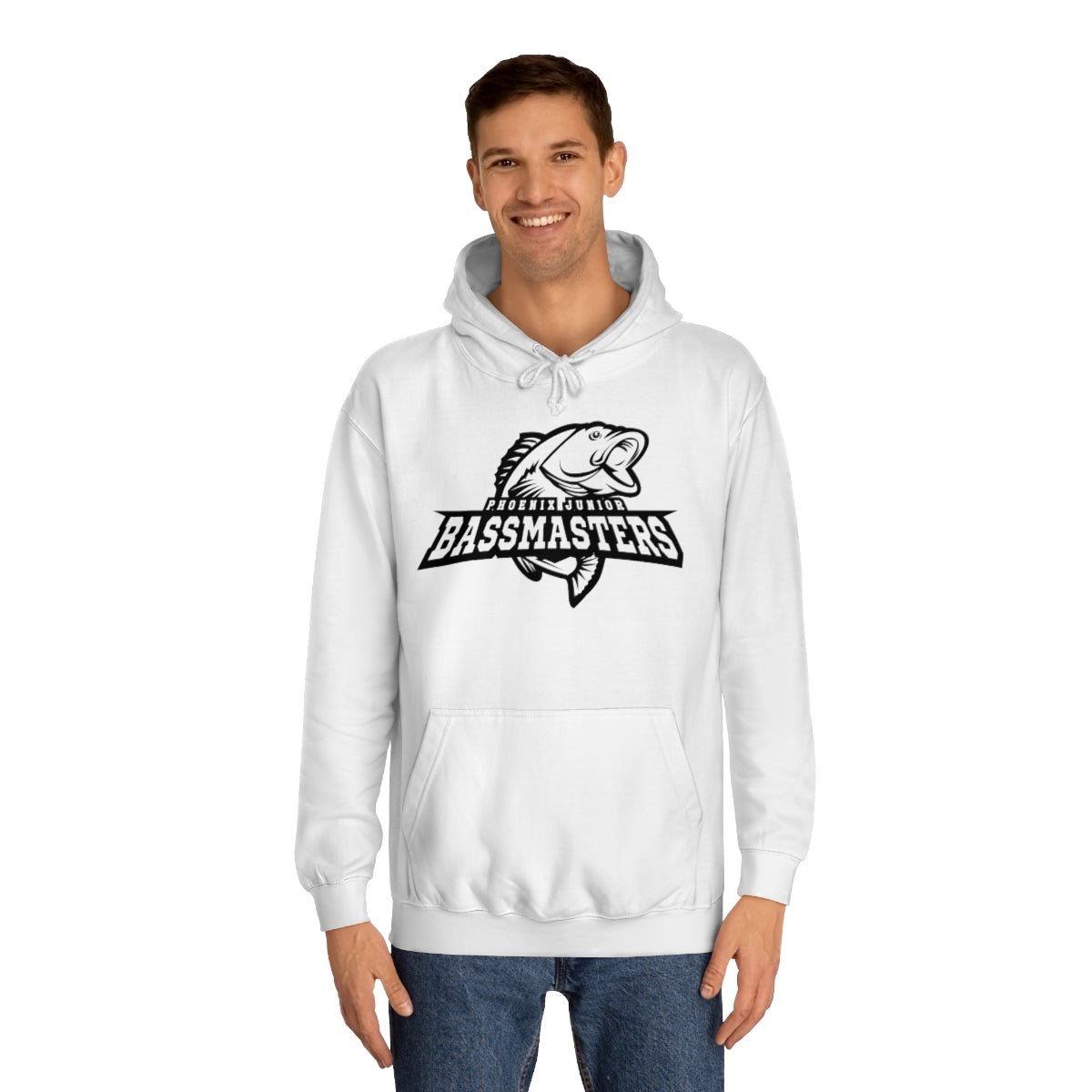 Junior Bassmasters Adult Hoodie - Black Logo