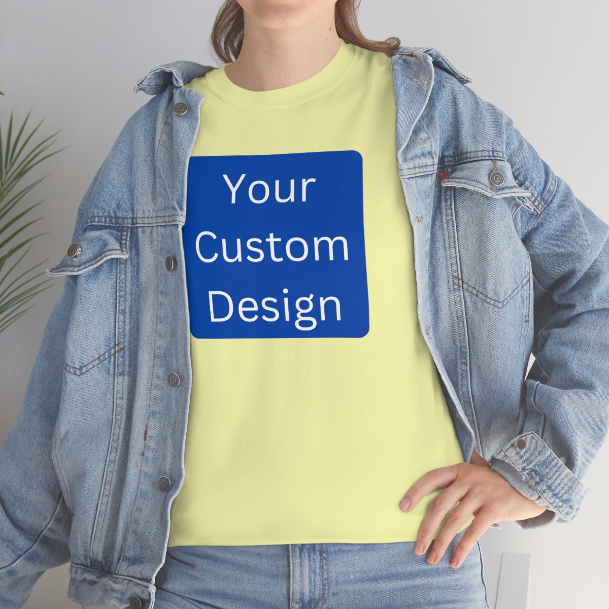 Unisex Heavy Cotton Tee (Front and Back Design)