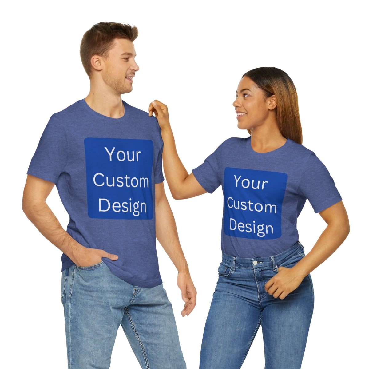 Unisex Jersey Short Sleeve Tee (Front Design Only)