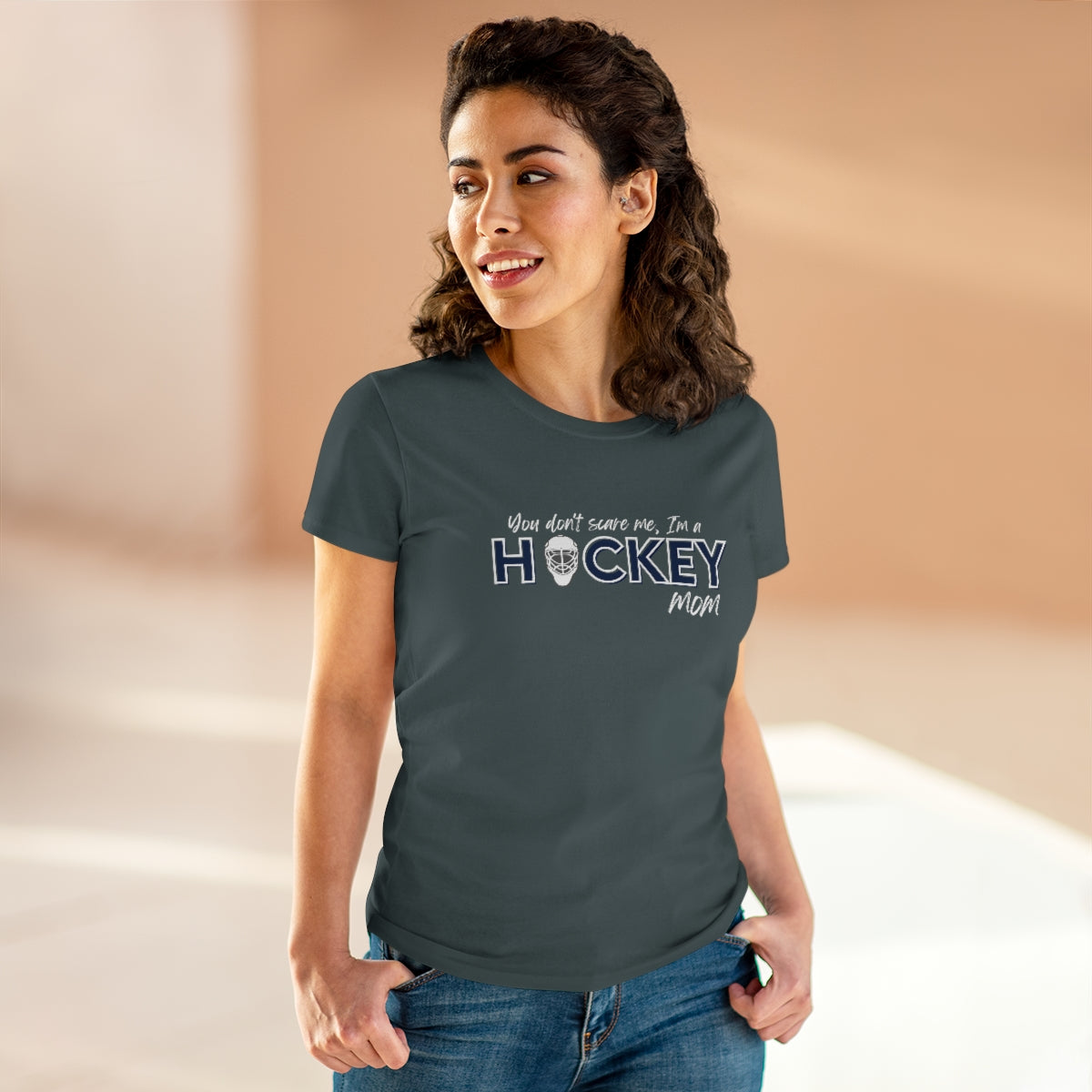 You don't scare me, I'm a Hockey Mom - Ladies Tee