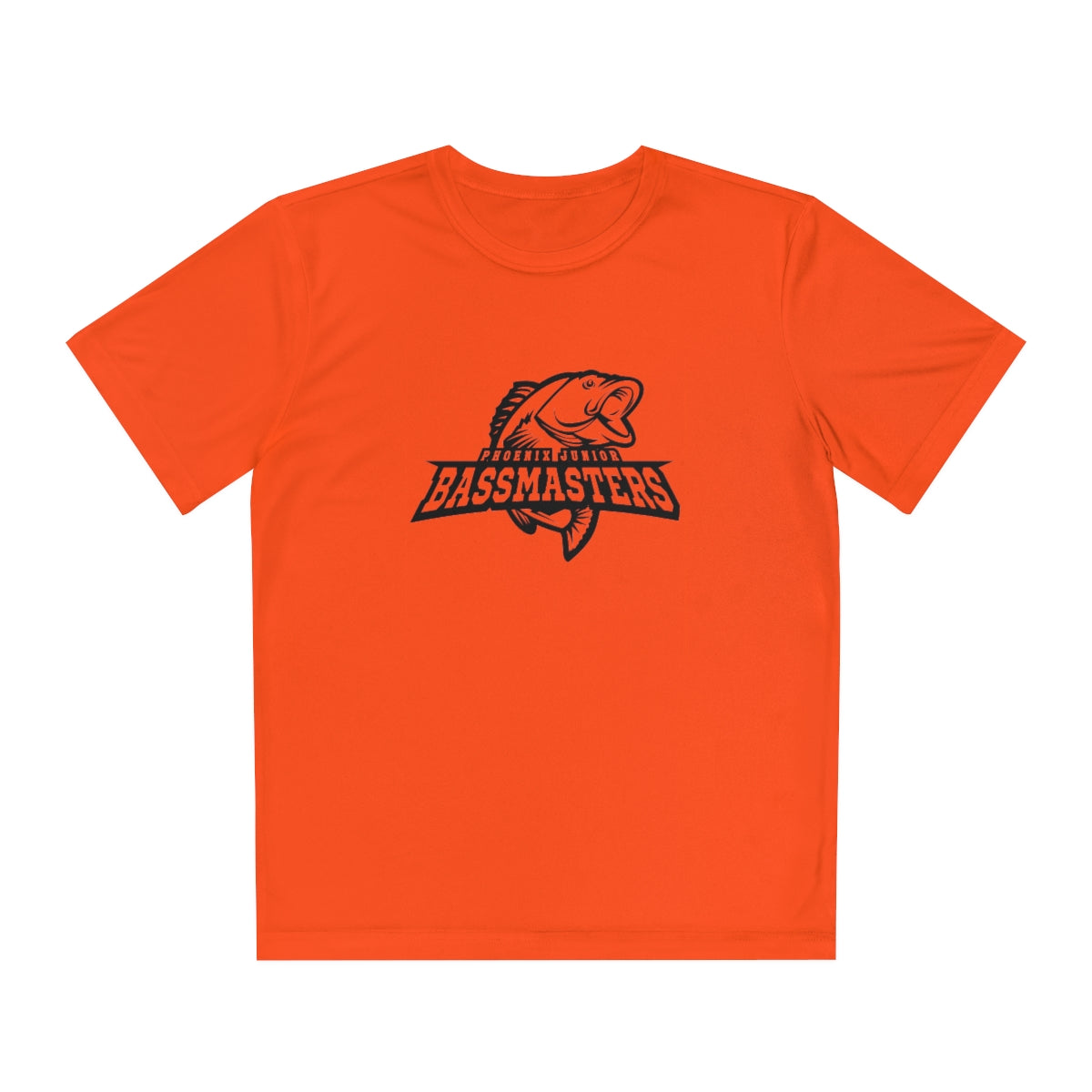 Junior Bassmasters Youth Dry Fit Tee - Black Logo