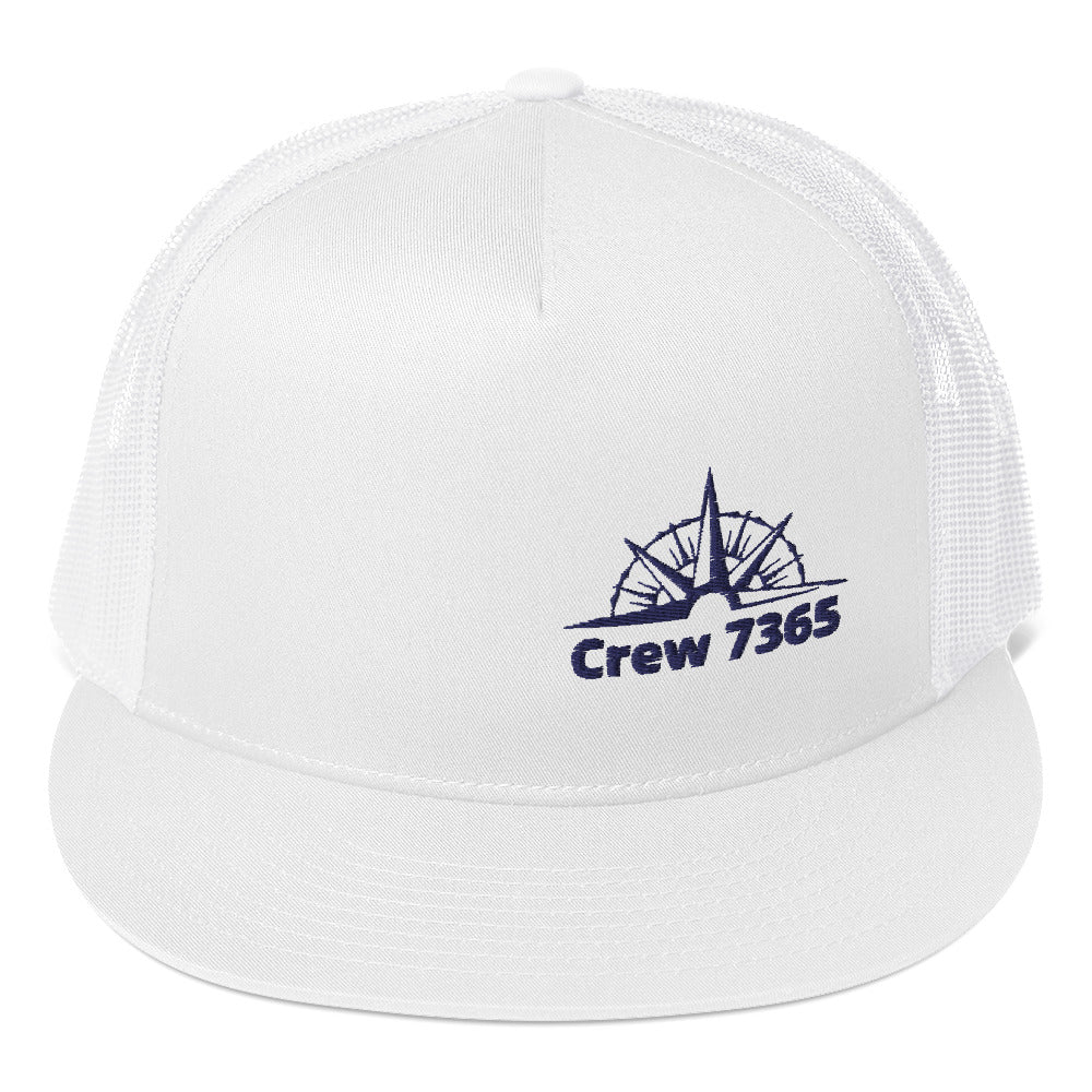 Crew 7365 - Trucker Cap (NAVY Logo)