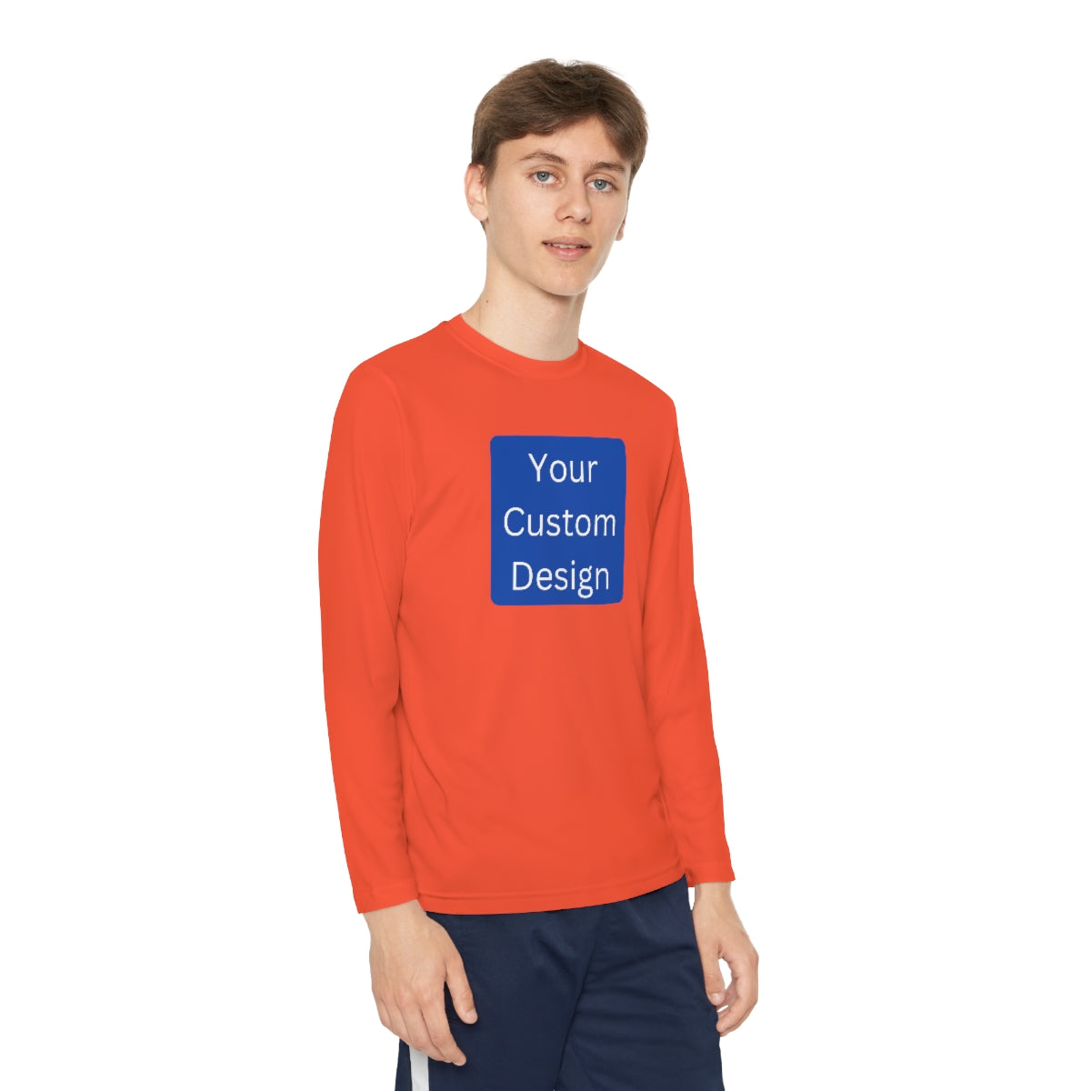 Youth Long Sleeve Competitor Tee (Front and Back Design)