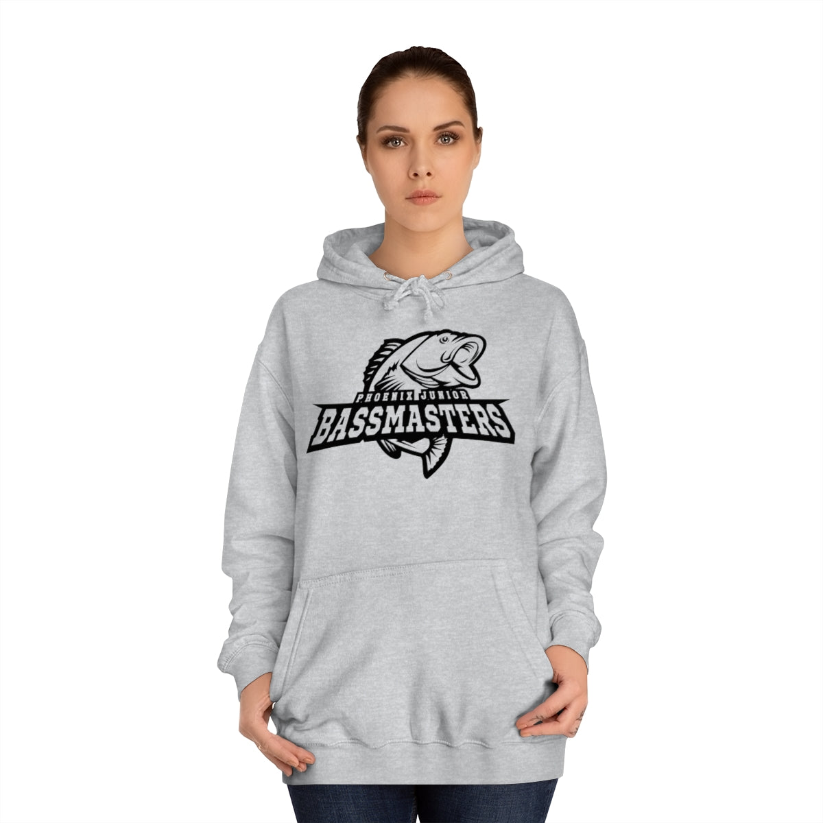 Junior Bassmasters Adult Hoodie - Black Logo