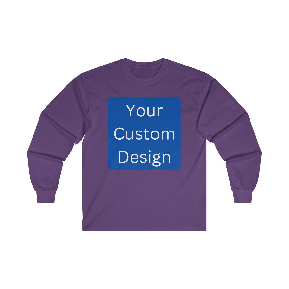 Ultra Cotton Long Sleeve Tee - (Front & Back Design)