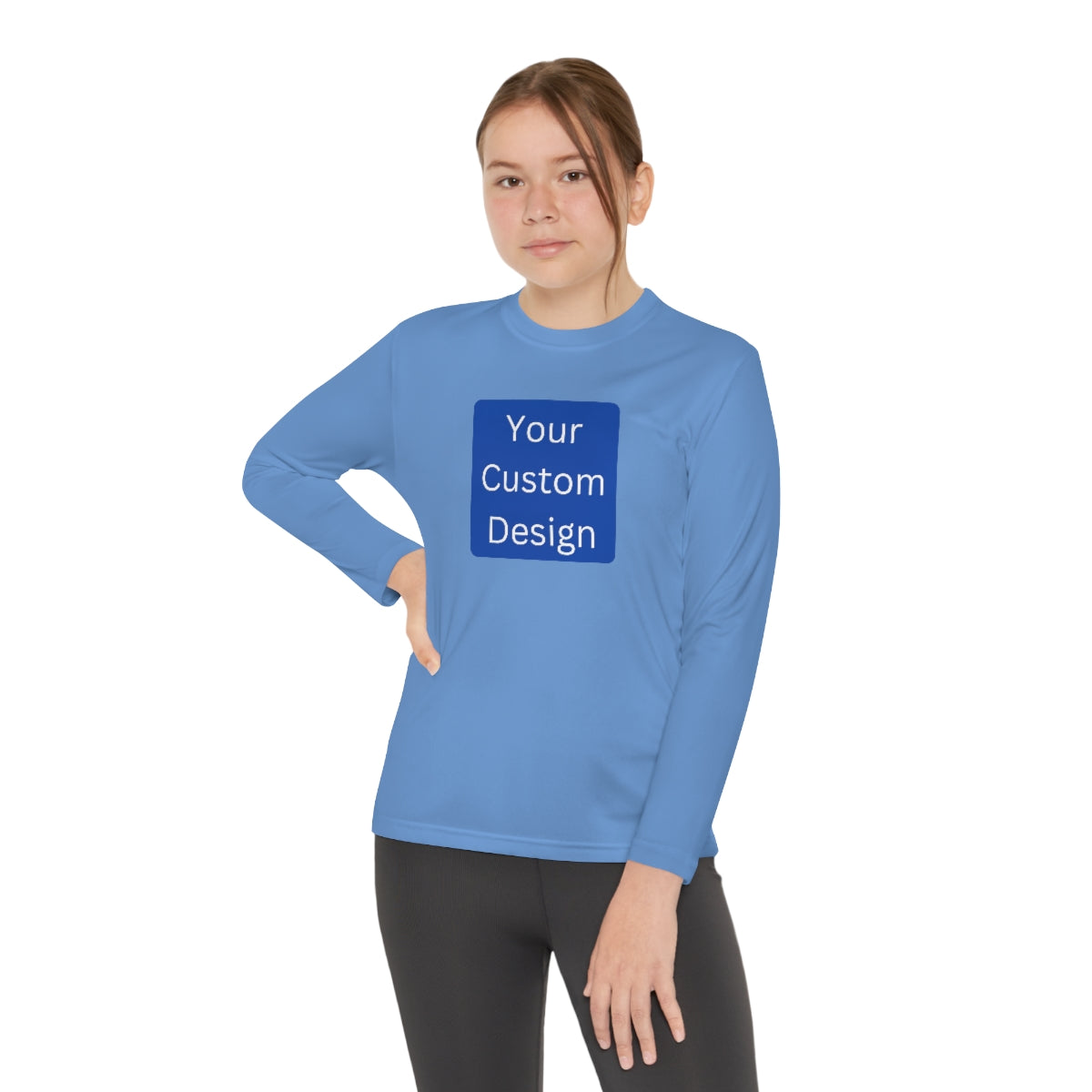 Youth Long Sleeve Competitor Tee (Front and Back Design)