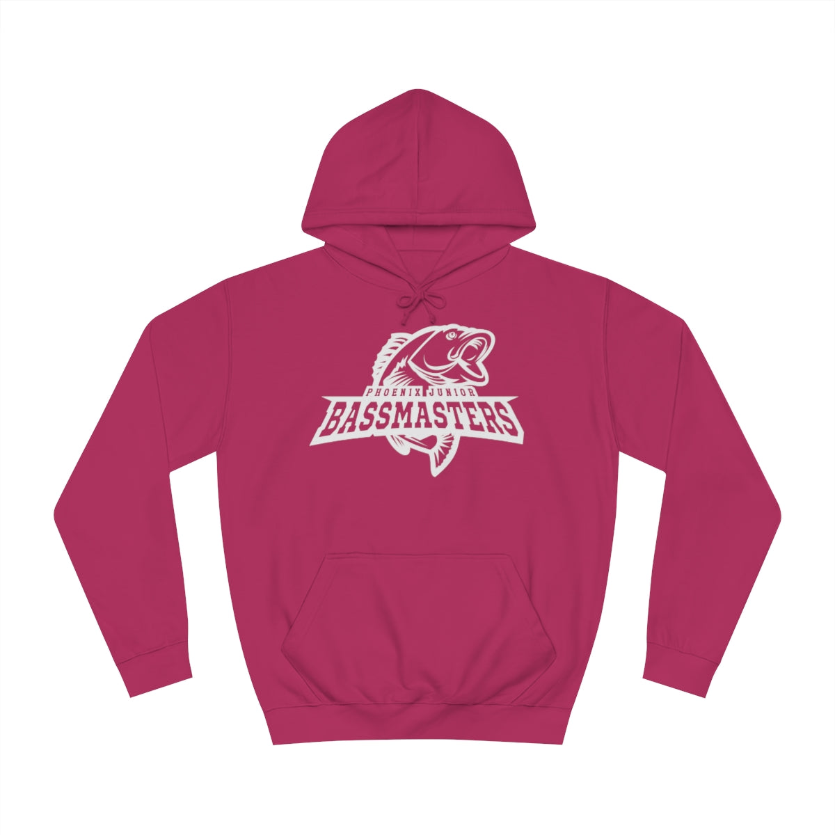 Junior Bassmasters Adult Hoodie - White Logo