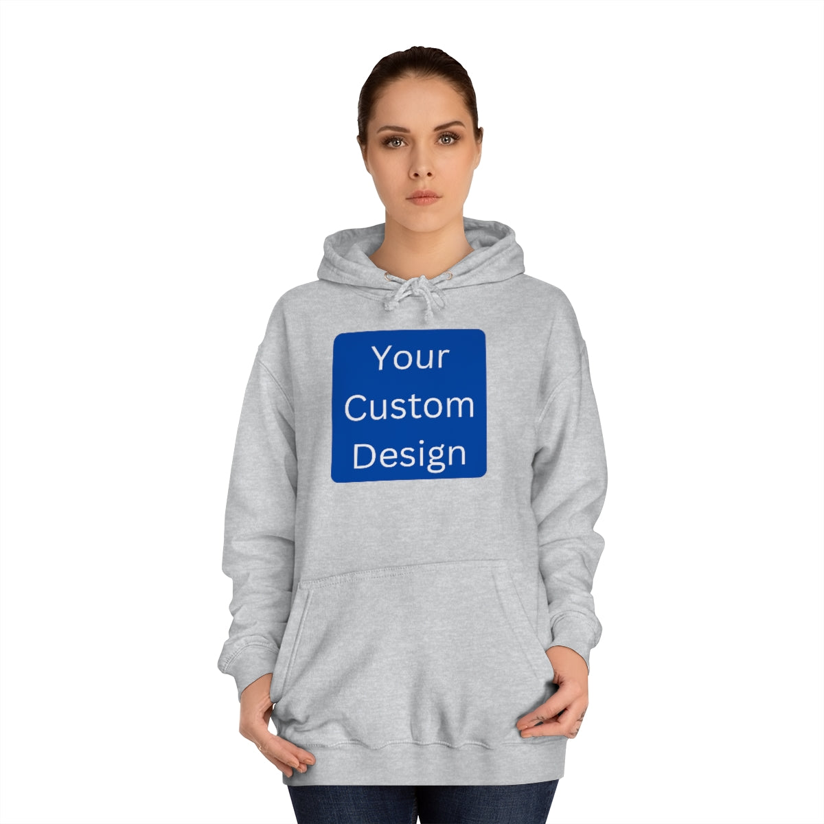 Unisex College Hoodie - Customization (Front Design Only)