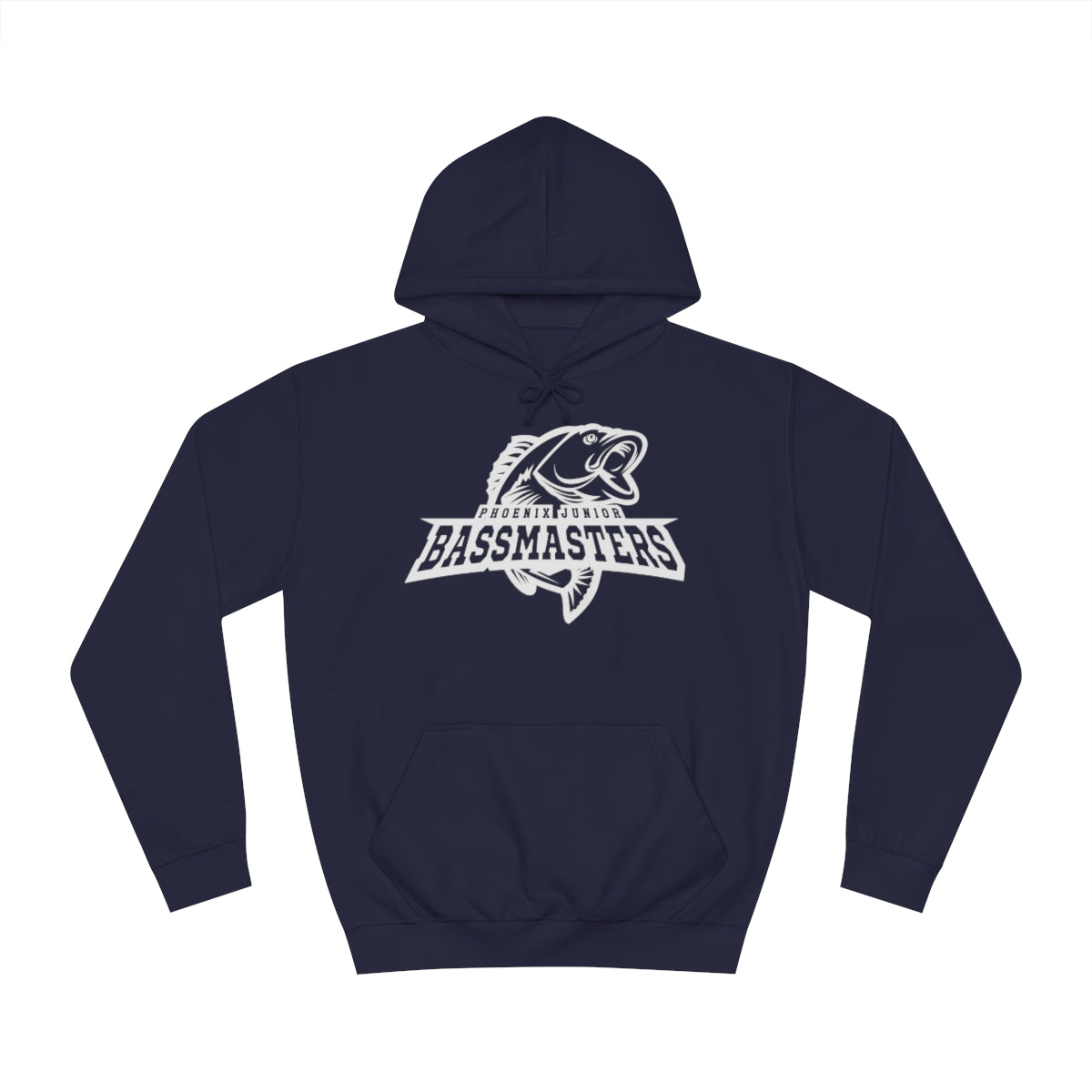 Junior Bassmasters Adult Hoodie - White Logo