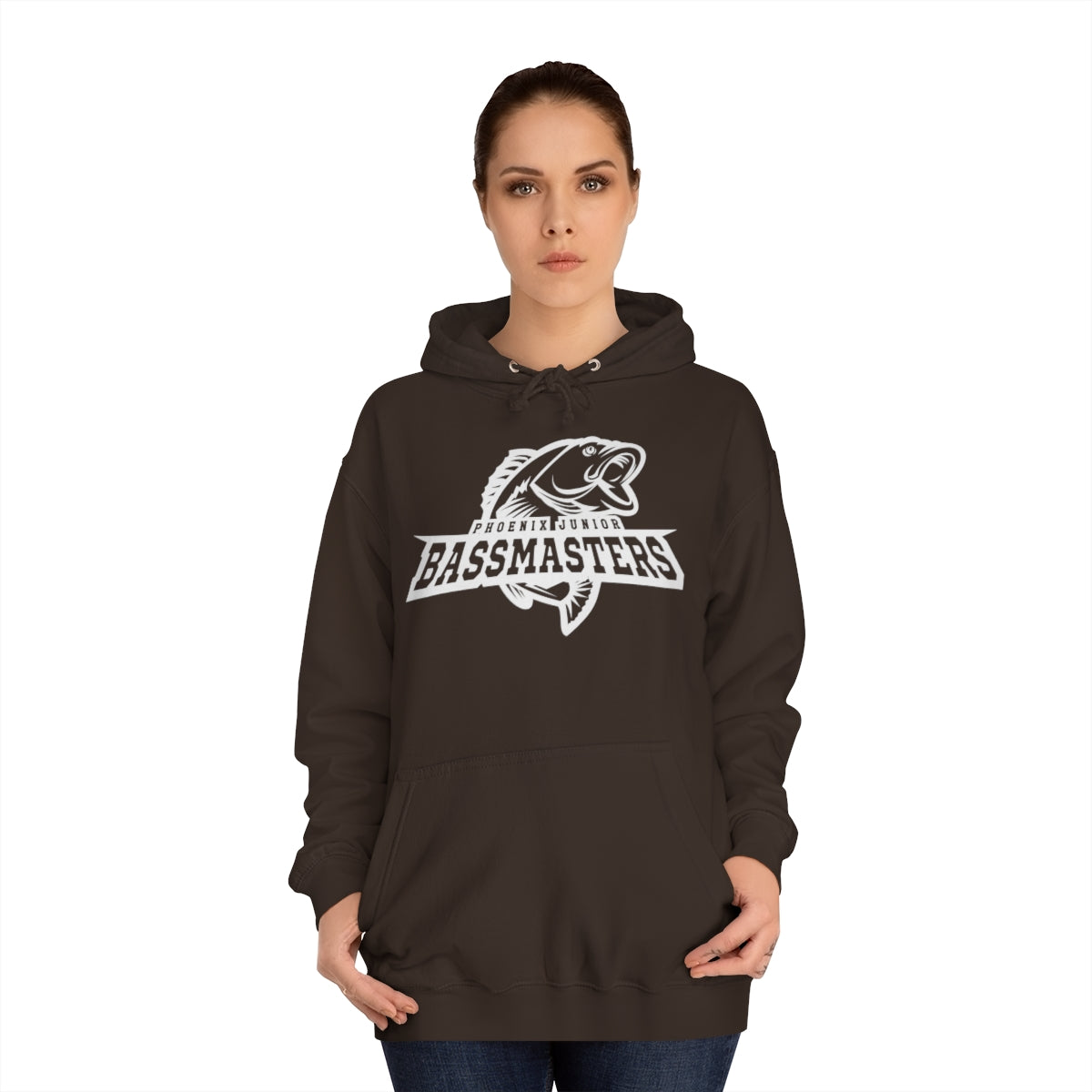 Junior Bassmasters Adult Hoodie - White Logo