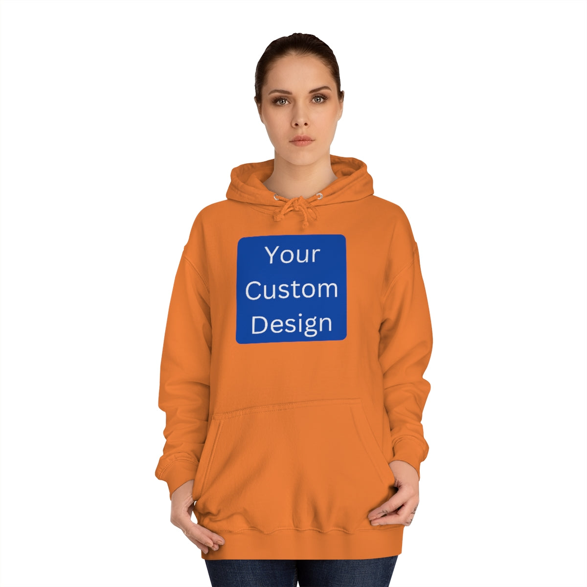 Unisex College Hoodie - Customization (Front Design Only)