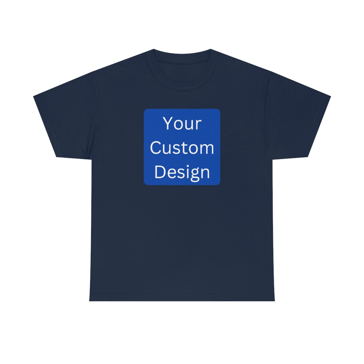 Unisex Heavy Cotton Tee (Front and Back Design)