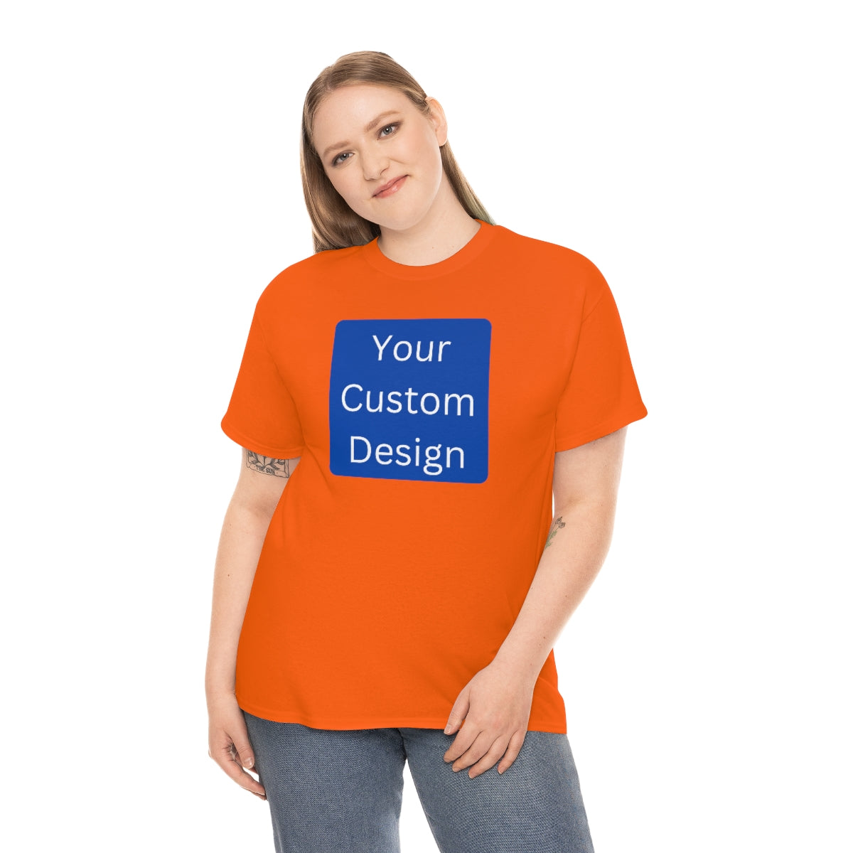 Unisex Heavy Cotton Tee (Front Design Only)