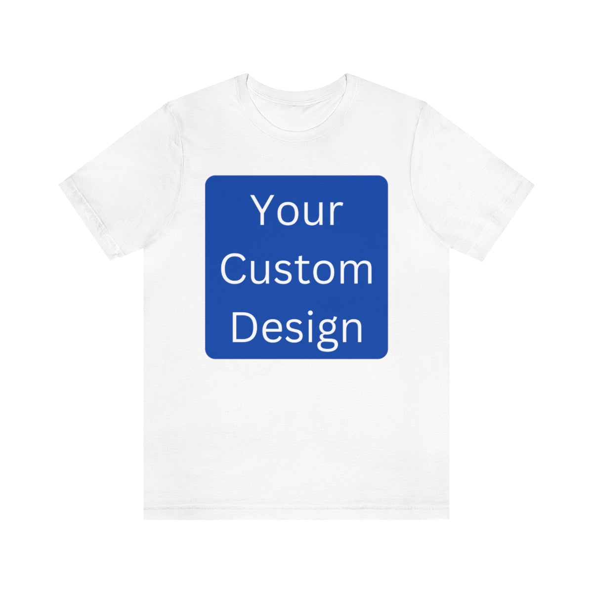 Unisex Jersey Short Sleeve Tee (Front Design Only)