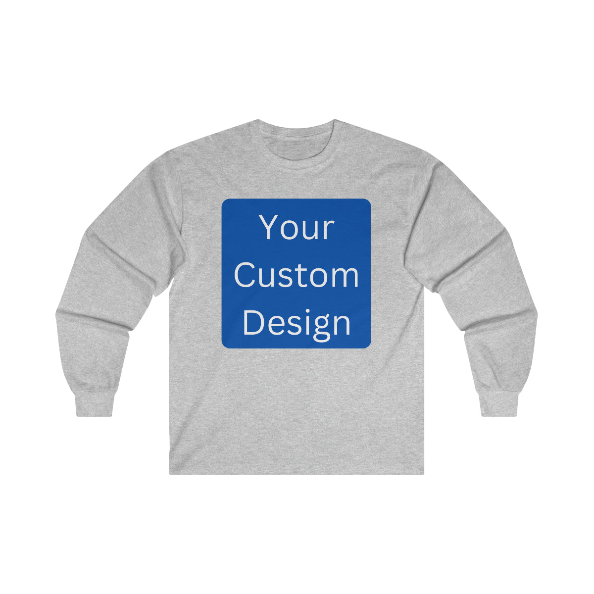 Ultra Cotton Long Sleeve Tee - (Front Design Only)