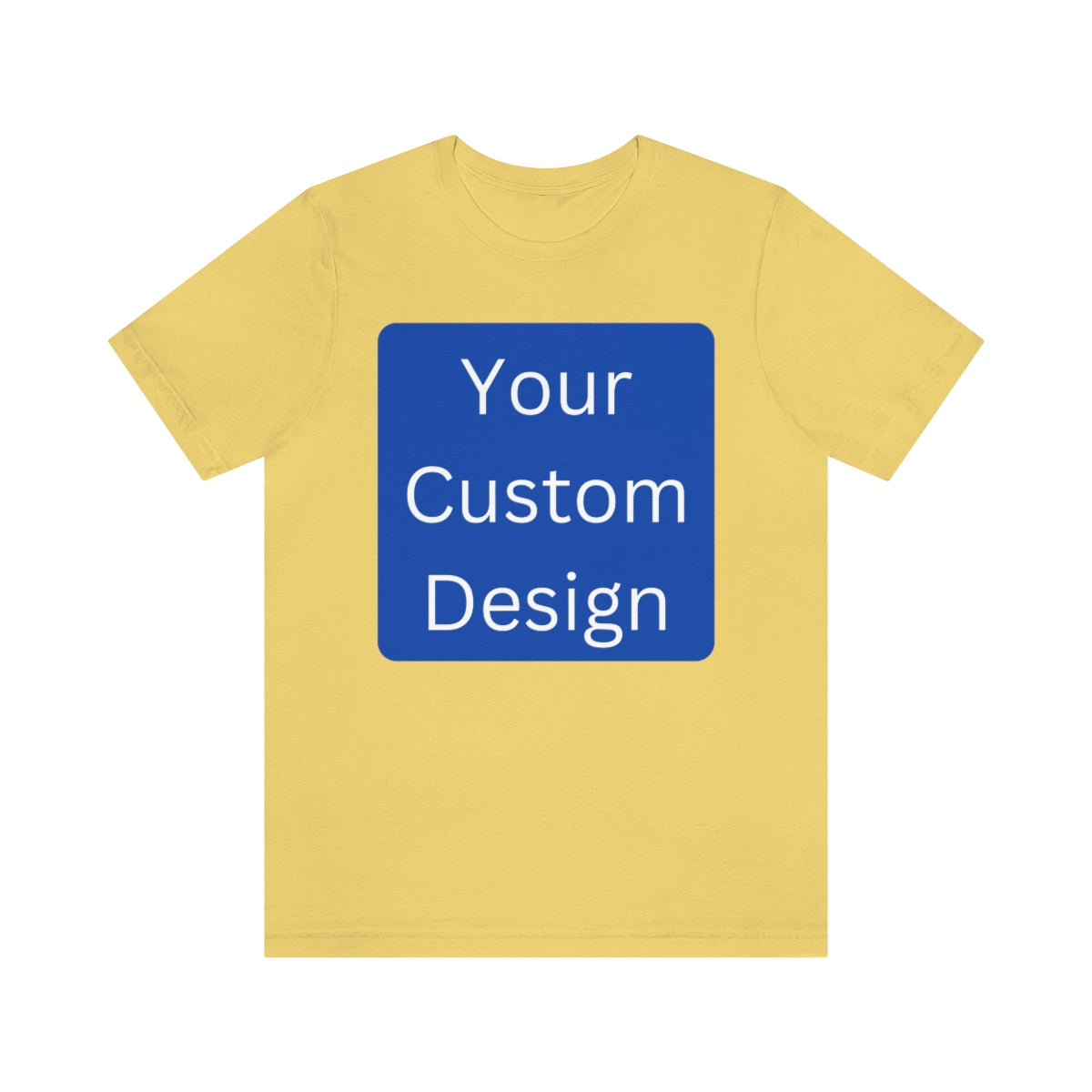 Unisex Jersey Short Sleeve Tee (Front Design Only)