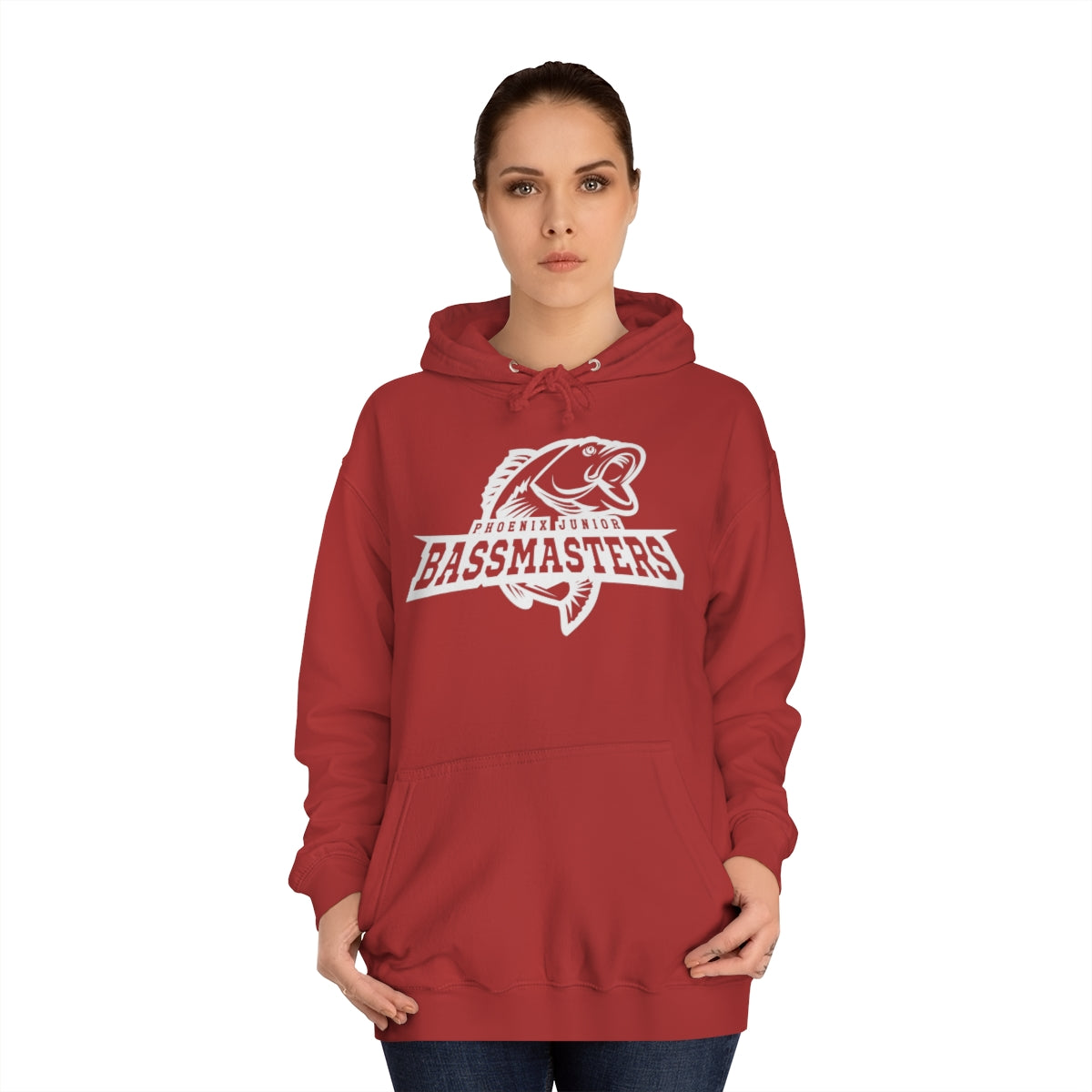 Junior Bassmasters Adult Hoodie - White Logo