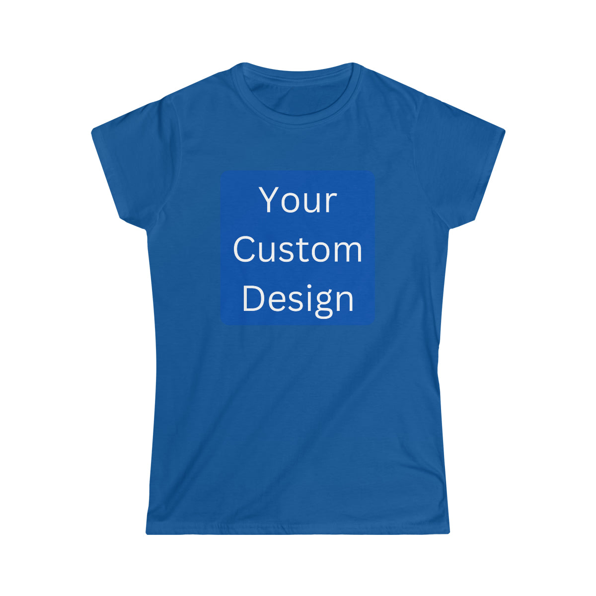 Women's Softstyle Tee (Front and Back Design)