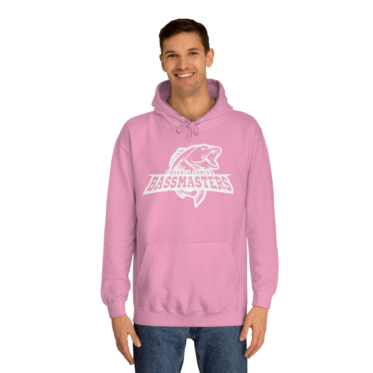 Junior Bassmasters Adult Hoodie - White Logo