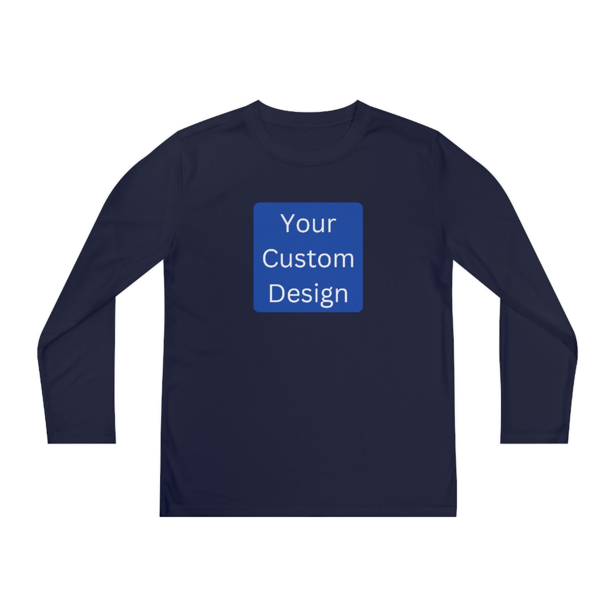 Youth Long Sleeve Competitor Tee (Front Design Only)
