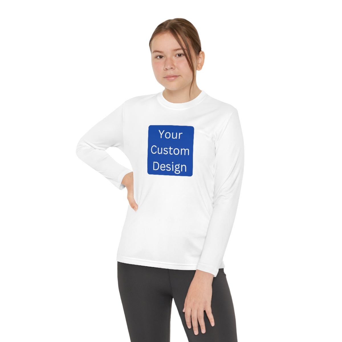 Youth Long Sleeve Competitor Tee (Front and Back Design)
